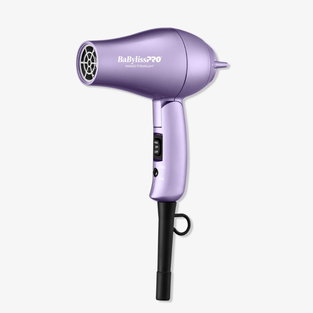 Babyliss pro Nano Titanium Limited Edition Lilac Travel Dryer
